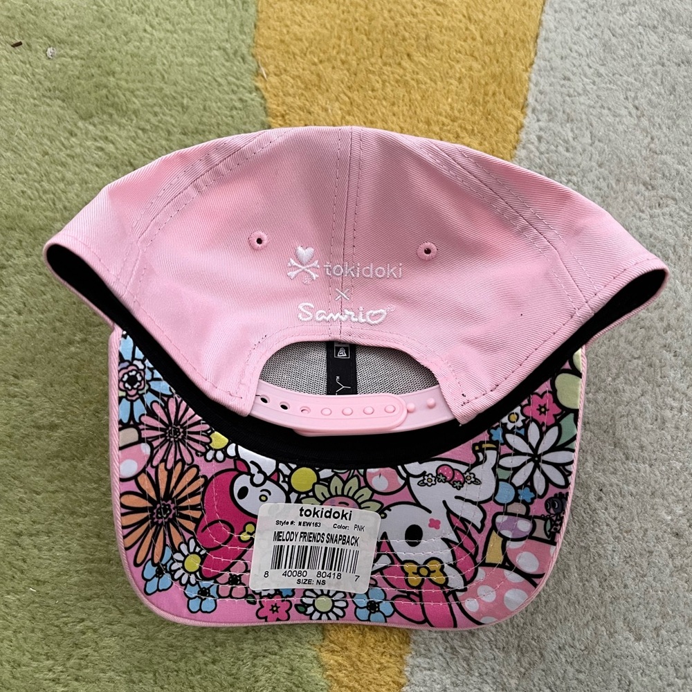 NWT New Era tokidoki-Con tokidoki x Hello Kitty My Melody Women's Snapback Cap - Picture 2 of 2